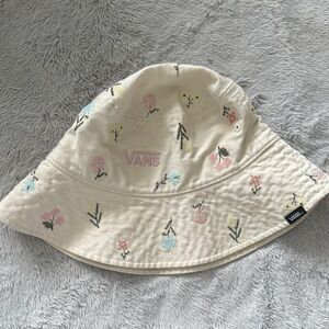 Vans Kids' Cream Floral Bucket Hat